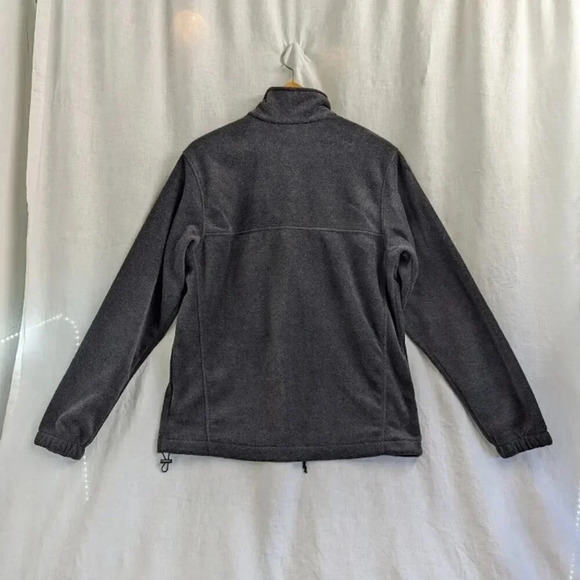 Columbia Sportswear Gray zip up fleece jacket, like new, women's size small O12 - Picture 7 of 11